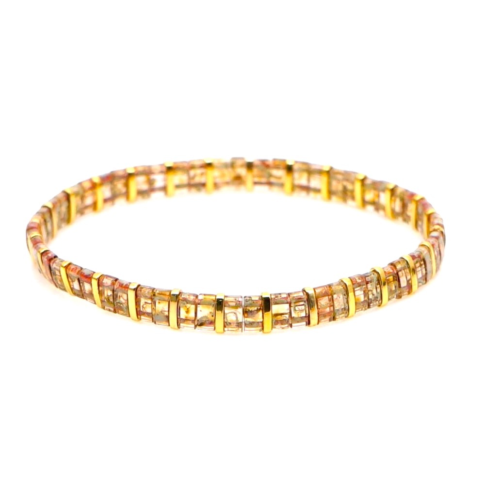 Miyuki Tila Bead Bracelet